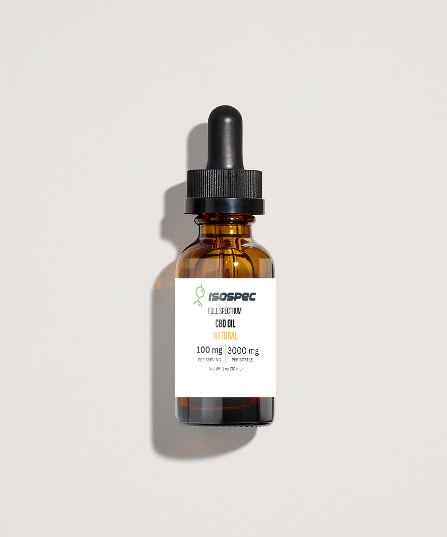 CBD Sublingual Natural Tincture - 3000mg