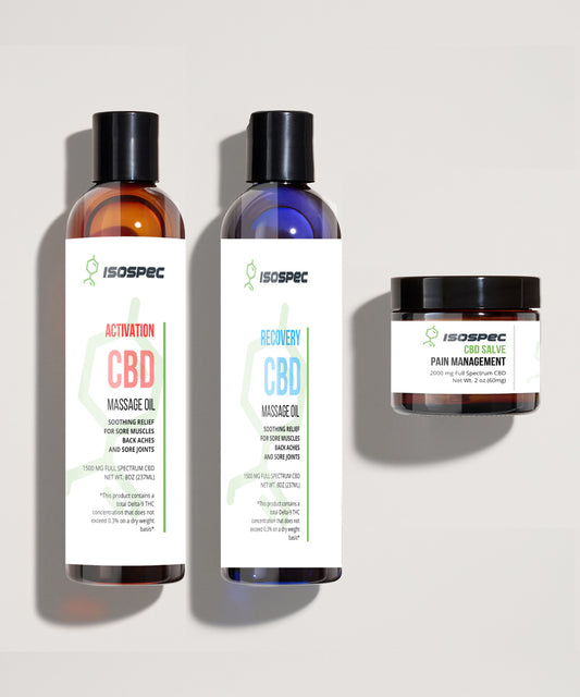 CBD Salve & Massage Oil Bundle - 5000mg - Isospec Health