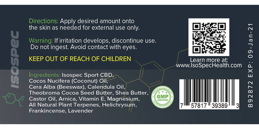 CBD Salve & Lip Balm Bundle - Isospec Health