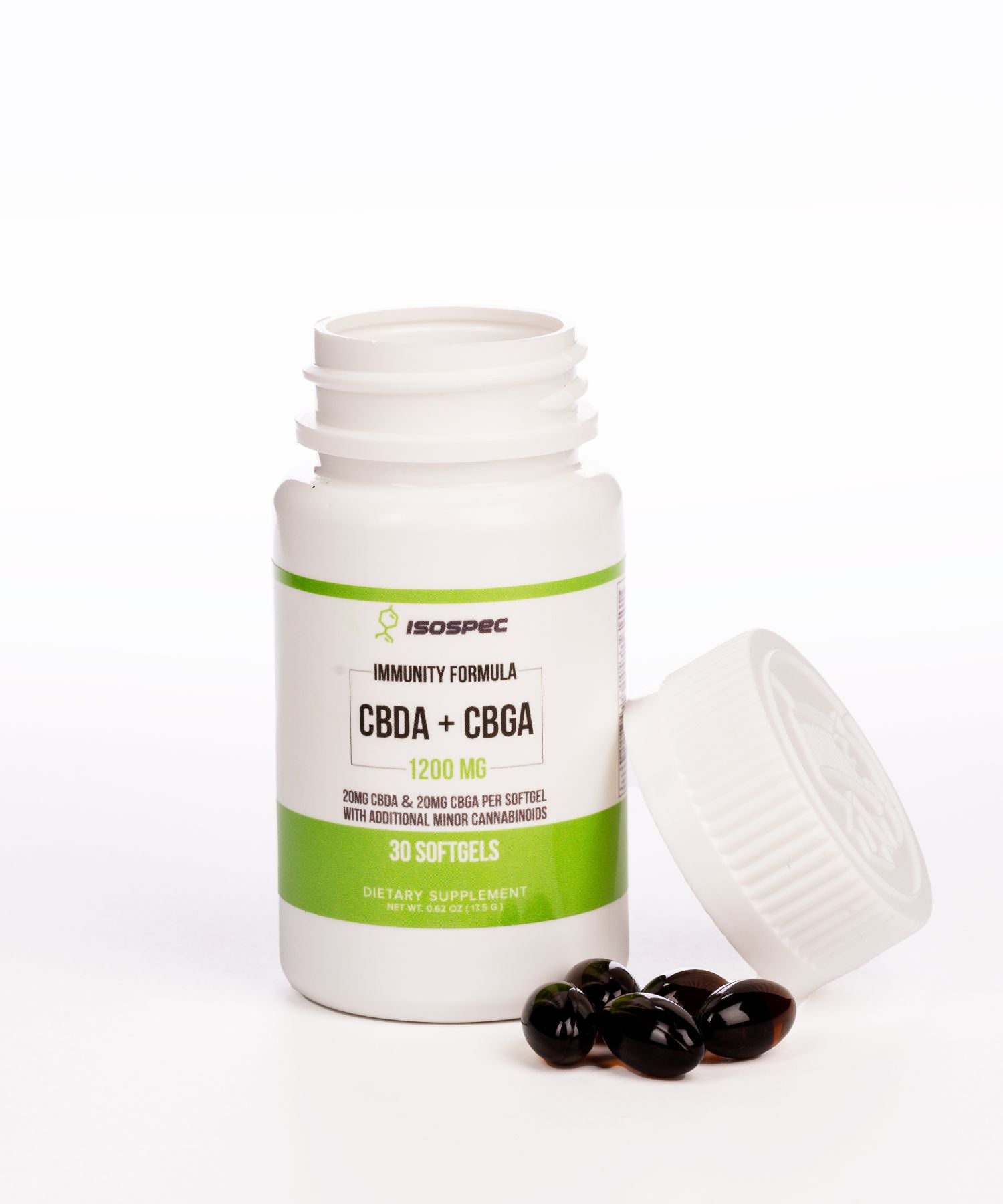 Pills – CBDA + CBGA Liquid Softgels - Isospec Health